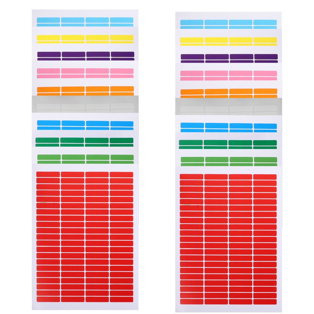 20 Sheets Waterproof Material Label Self-adhesive Stickers Labels File Folder