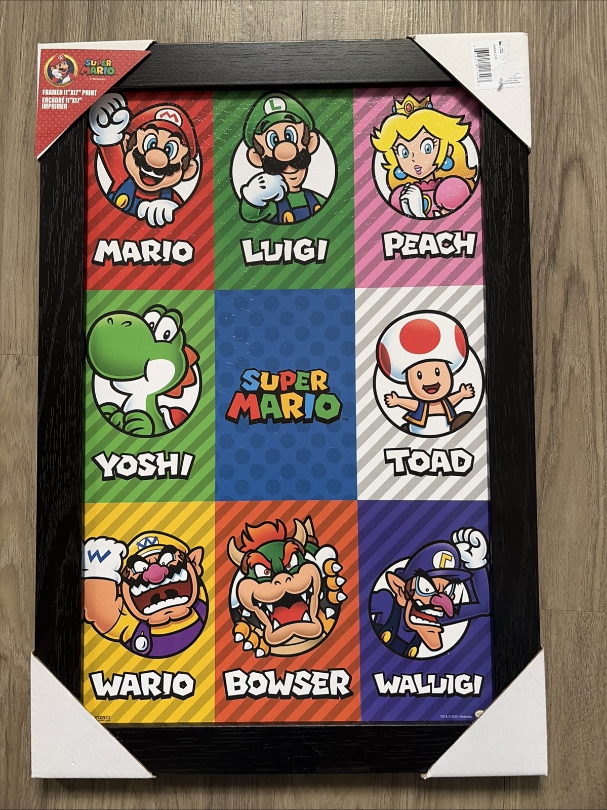 2021 Super Mario 11×17 Framed Print Wall Art Official Licensed Merchandise NEW