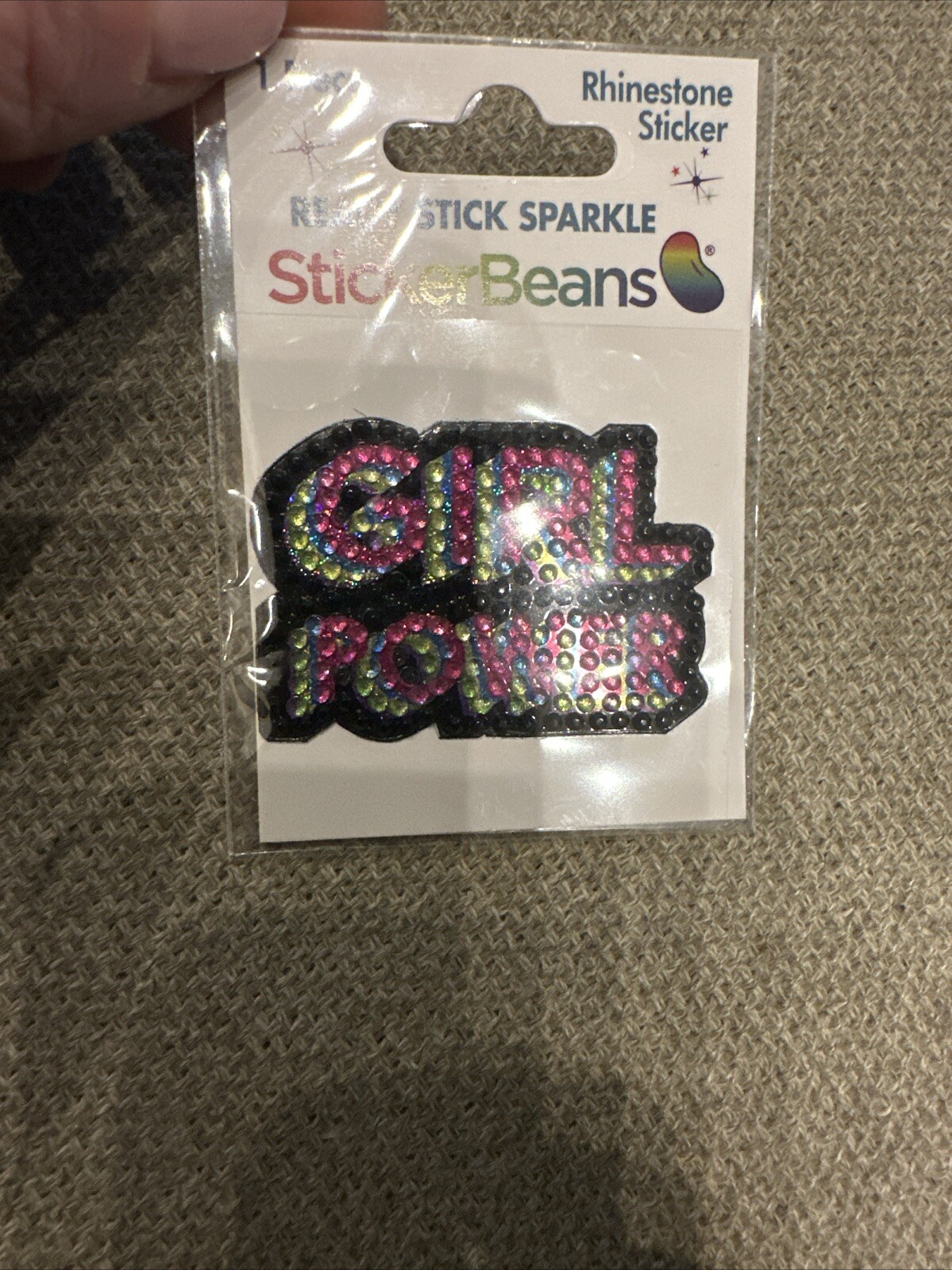 NEW StickerBeans Girl Power 2” Sticker