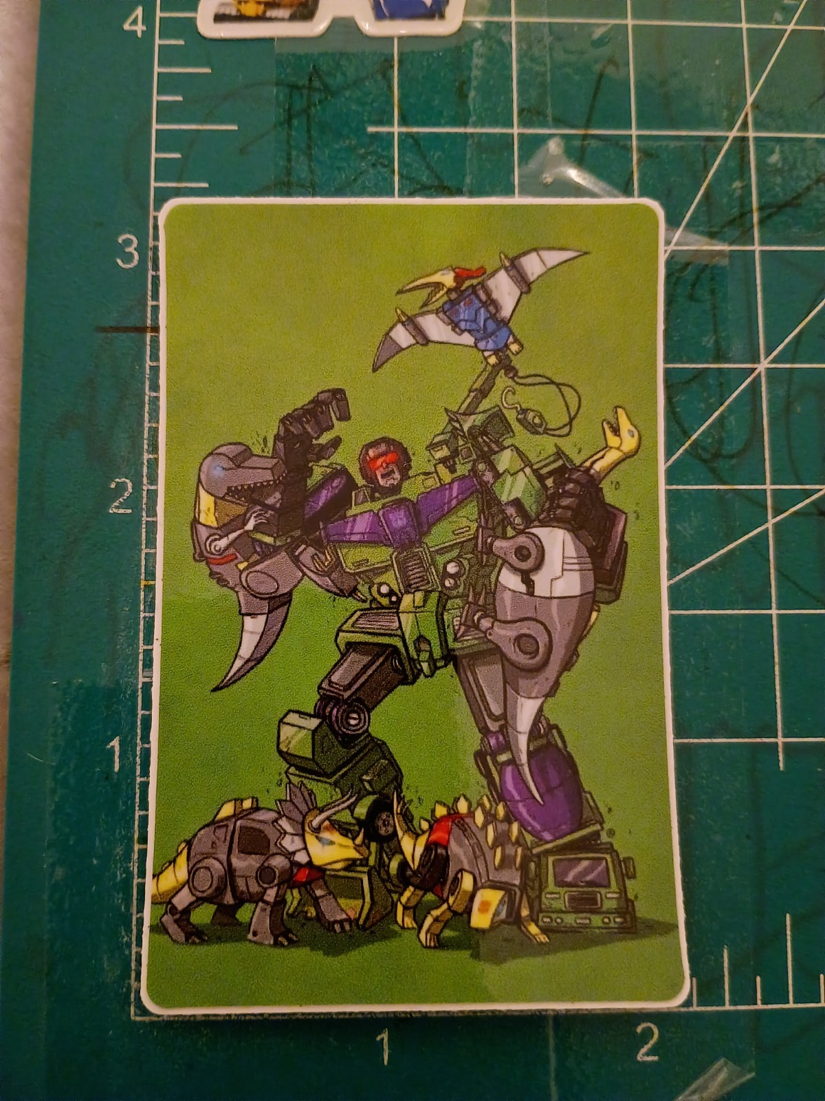 TRANSFORMERS X DEVESTATOR VS DINOBOTS X VYNIL STICKER