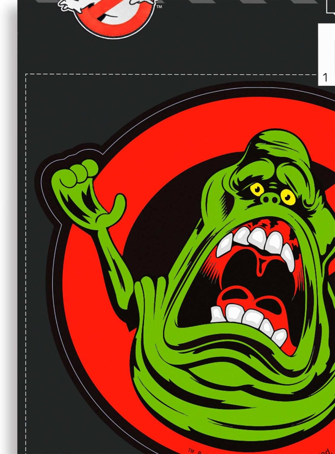 Ghostbusters Slimer Adhesive Vinyl Decal – Fun Slimer Sticker for Car, Laptop, T
