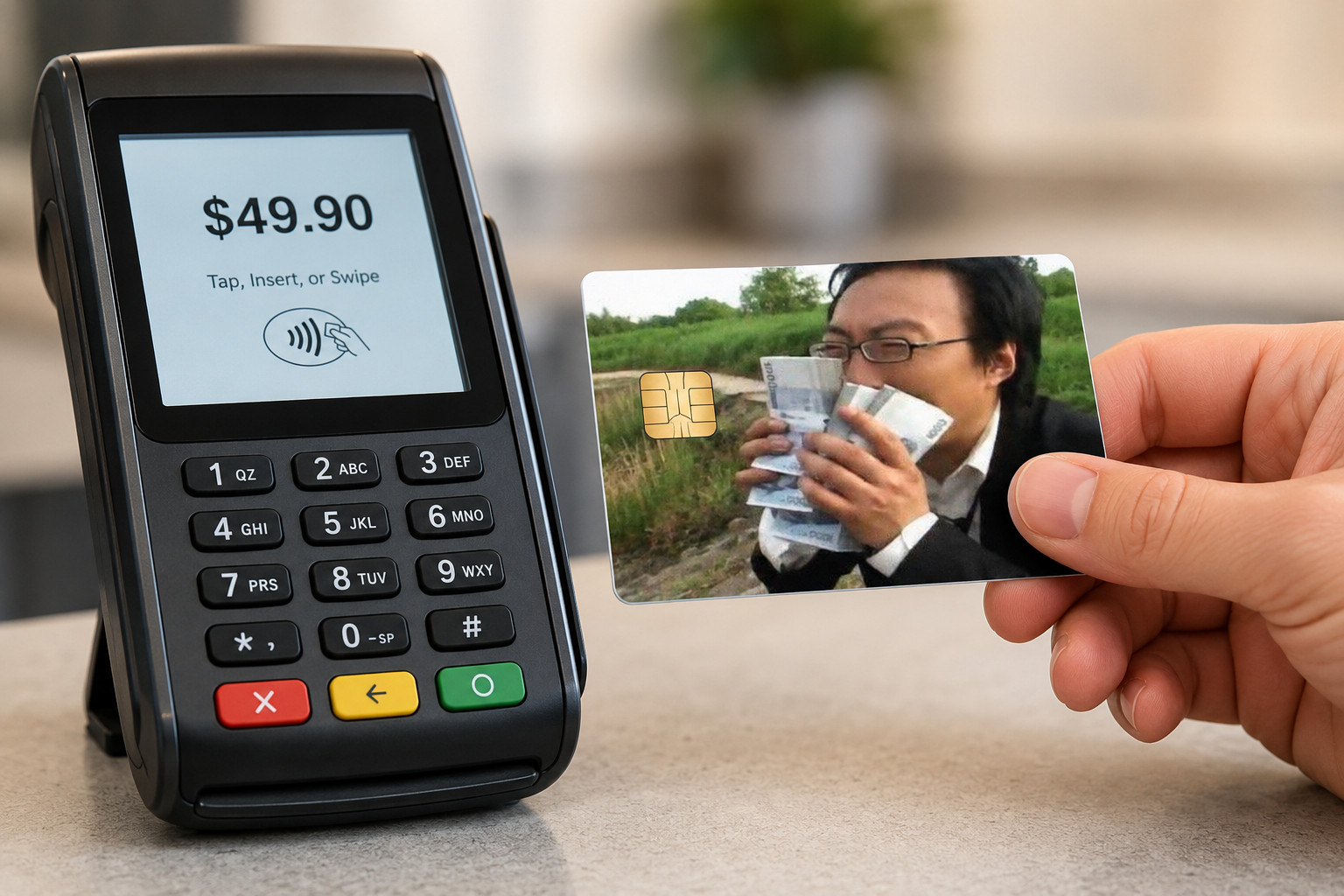 When Payday Finally Hits Funny Money Meme Debit Card Credit Card Skin