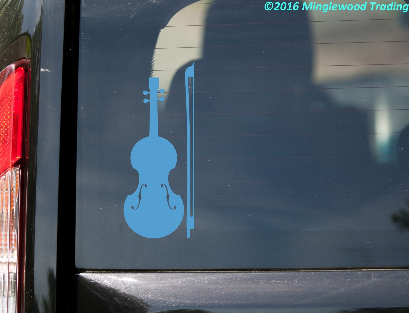 FIDDLE Vinyl Decal Sticker – Violin – Bow – Bluegrass Country Music