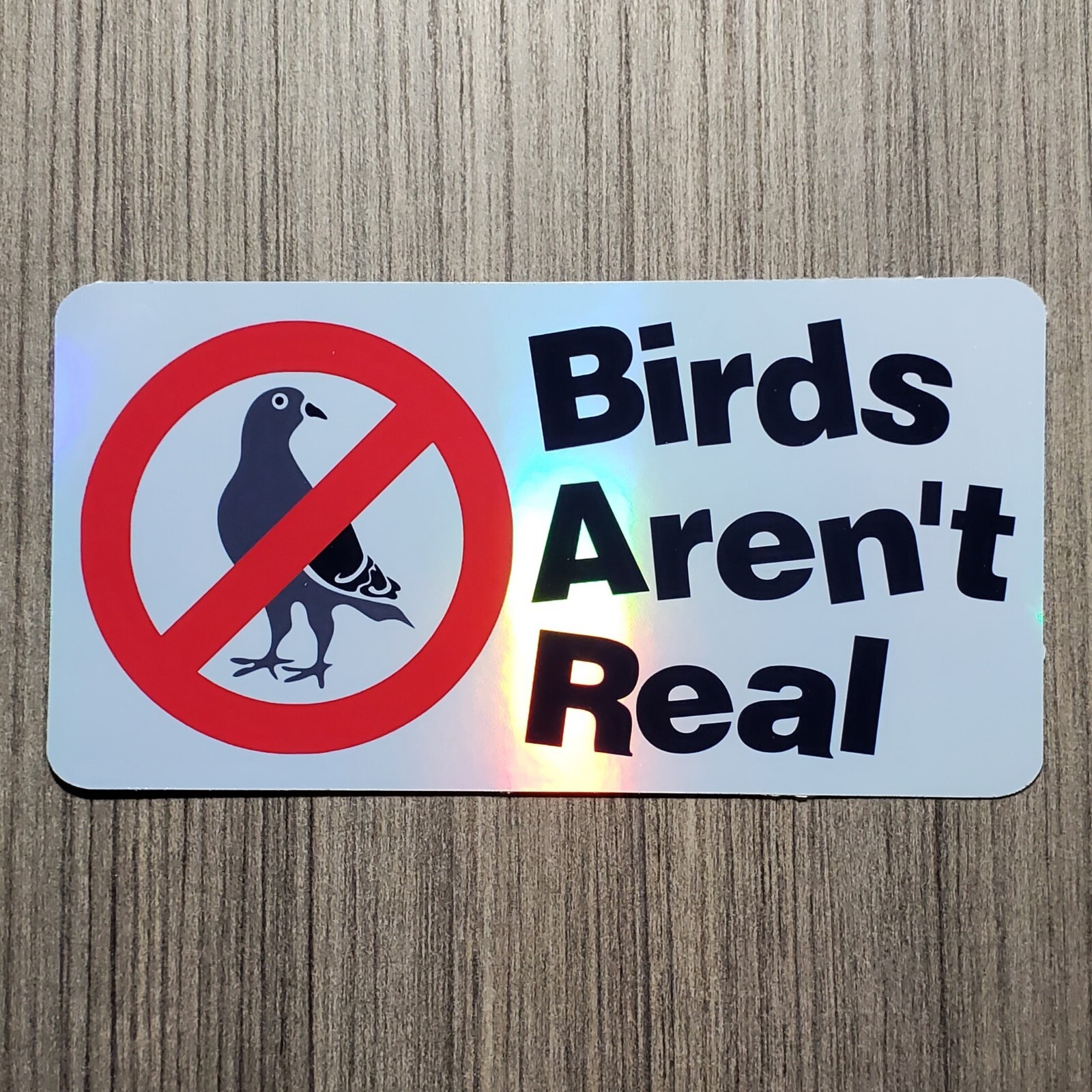 Birds Aren't Real – Laminated Waterproof Vinyl Sticker – 2 Sizes Available