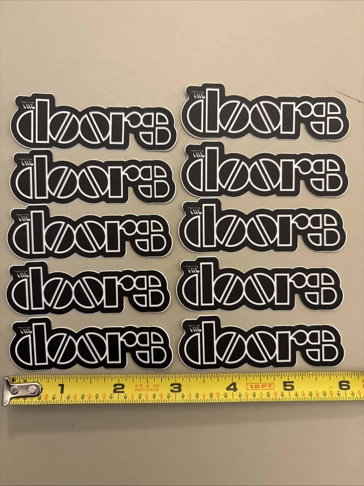 The Doors – Decal band – 10 Pc Sticker Pack High Quality Dishwasher Safe Mug Car