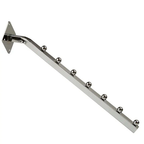 Econoco TB/7B Chrome 7-Ball Waterfall Square Tubing Wall Mount (Pack of 24)
