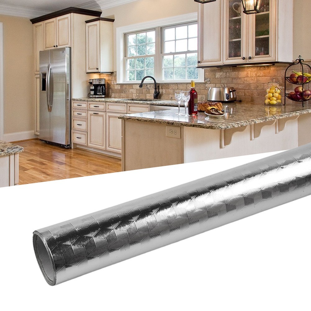 Easy to Apply Kitchen Countertop Sticker Oilproof & Waterproof 5M Length