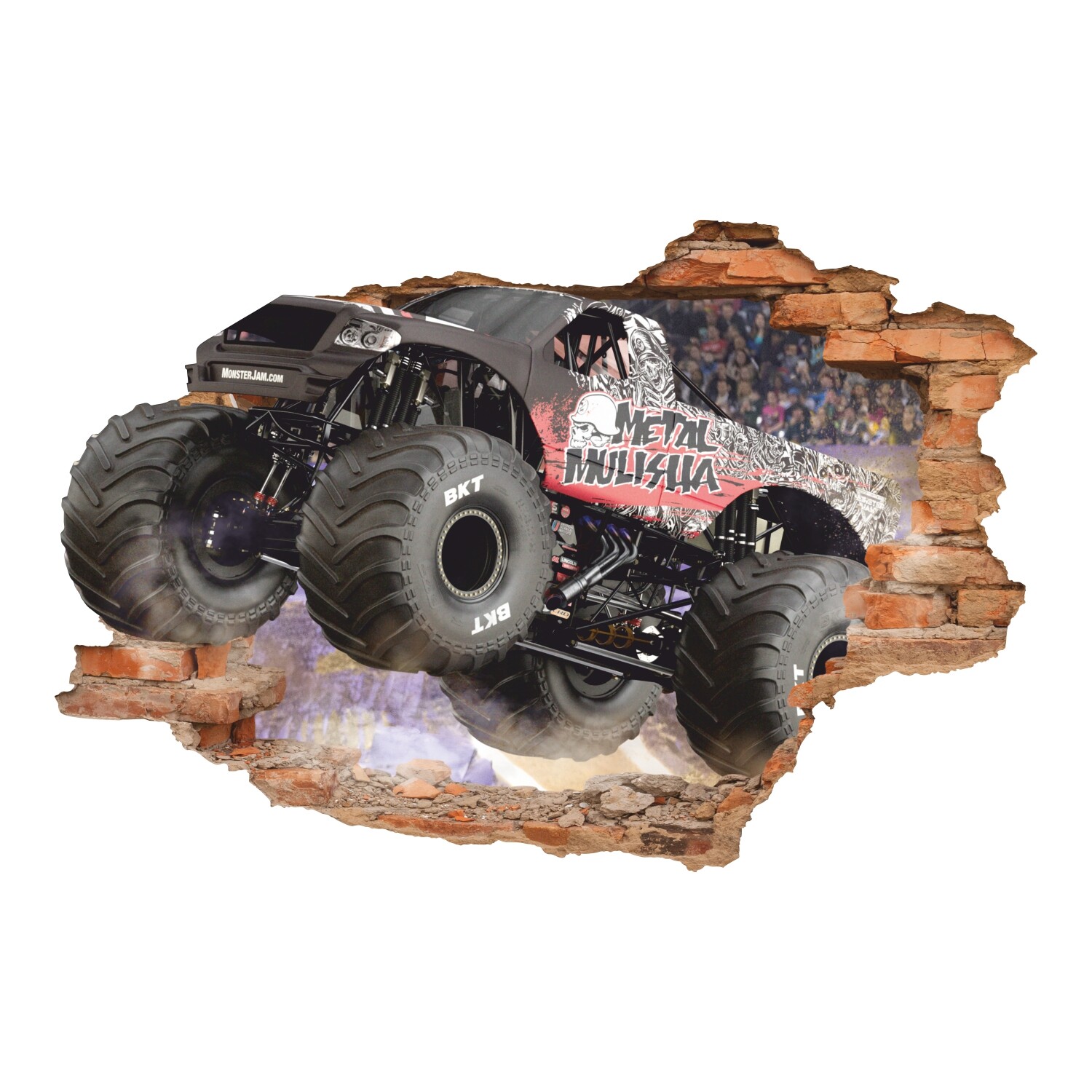 Monster Truck Wall Decal, Big Truck Wall Sticker, Wall Decor, Sport Truck, Race