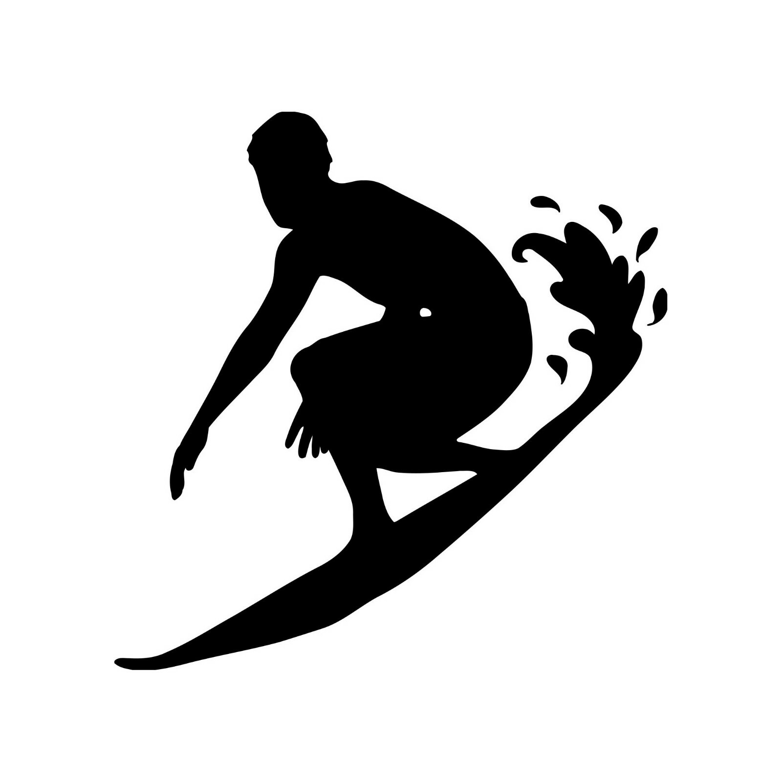 SURFER MAN BOY Vinyl decal Sticker – Surfboard Wave Surfing HI CA