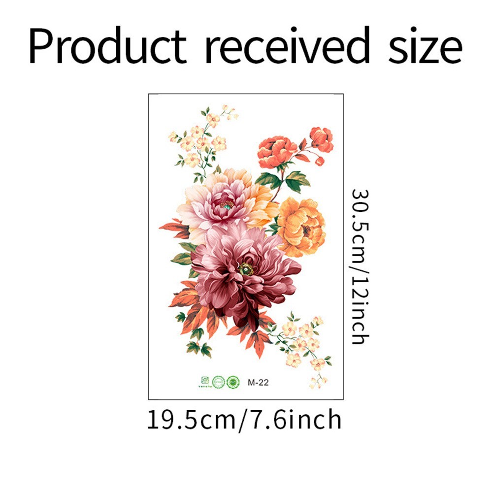 Wall Sticker Home Decoration Accessories Easy To Install Flower Shape PVC