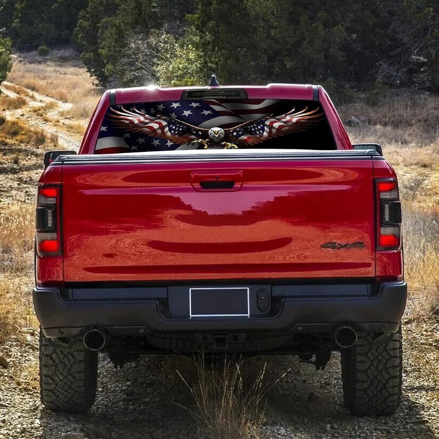Rear Window Decals for Trucks – 65×22 in Back Window Decals Fit Most Pickup T…