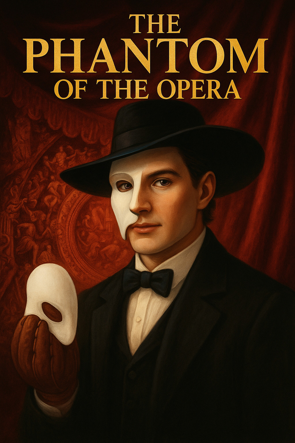 6"x 4" The Phantom of The Opera GLOSSY Cartoon Art Sticker Stickers – Group of 2