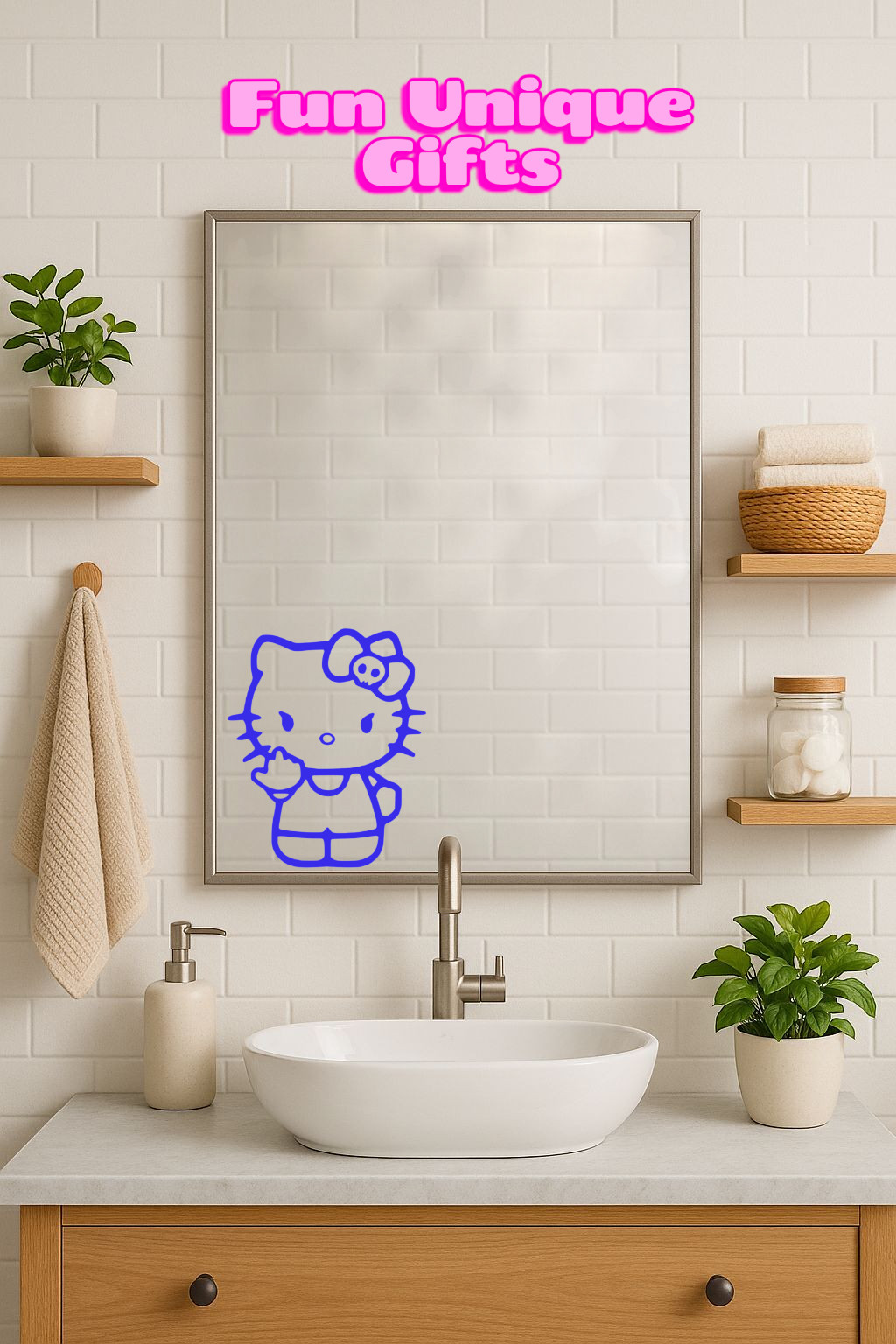 Hello Kitty Vinyl Decal Sticker -Multiple Colors & Sizes- SHIPS FREE!