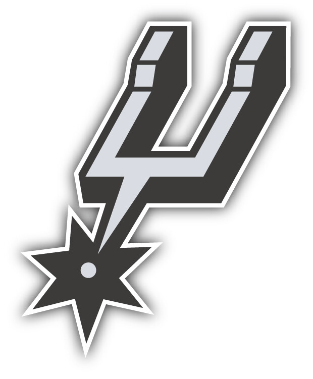 San Antonio Spurs NBA Basketball Sport Logo Car Bumper Sticker Decal "SIZES"