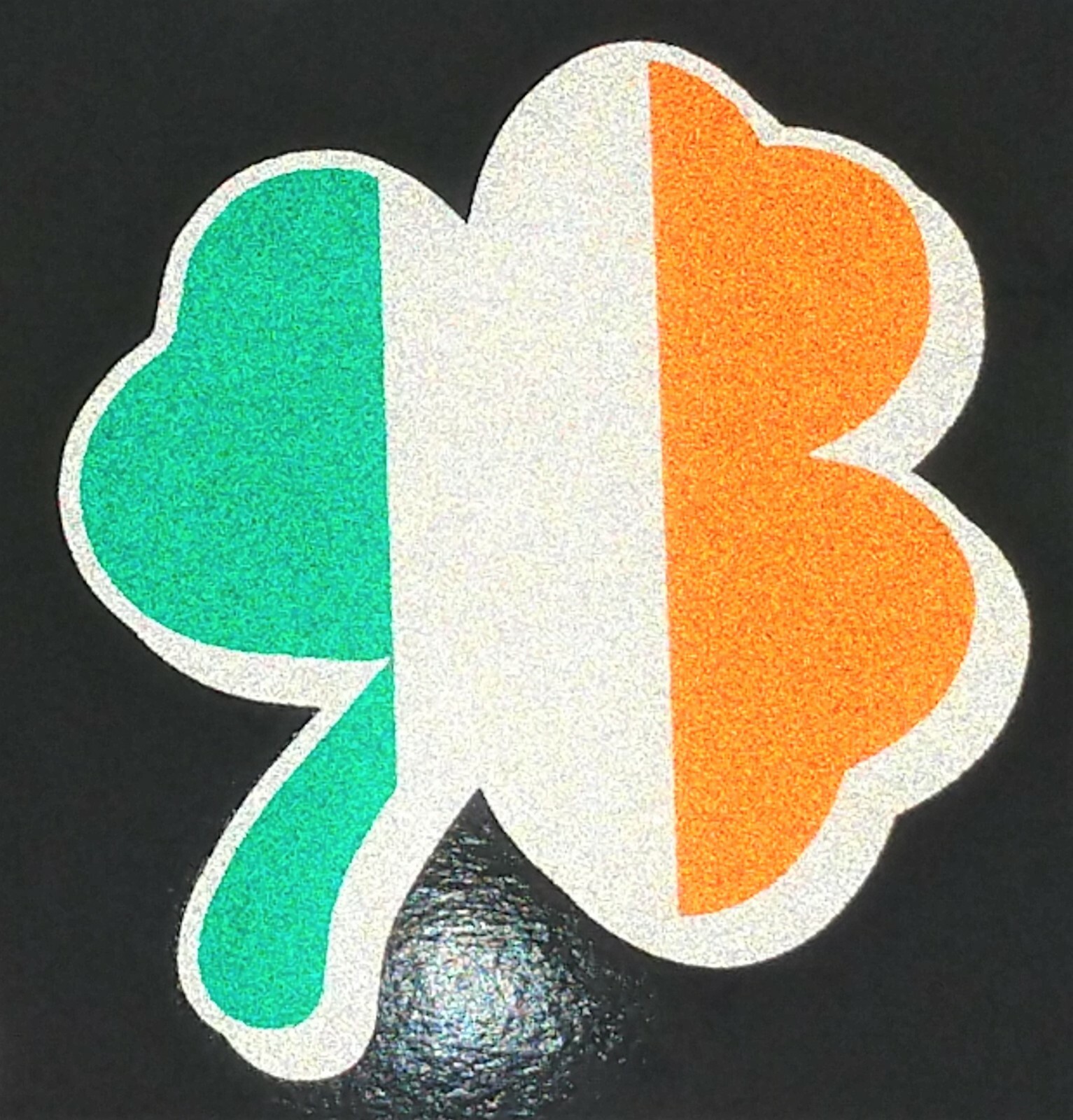 Reflective Irish Vinyl Clover Shamrock Fire Helmet Decal Sticker multiple sizes