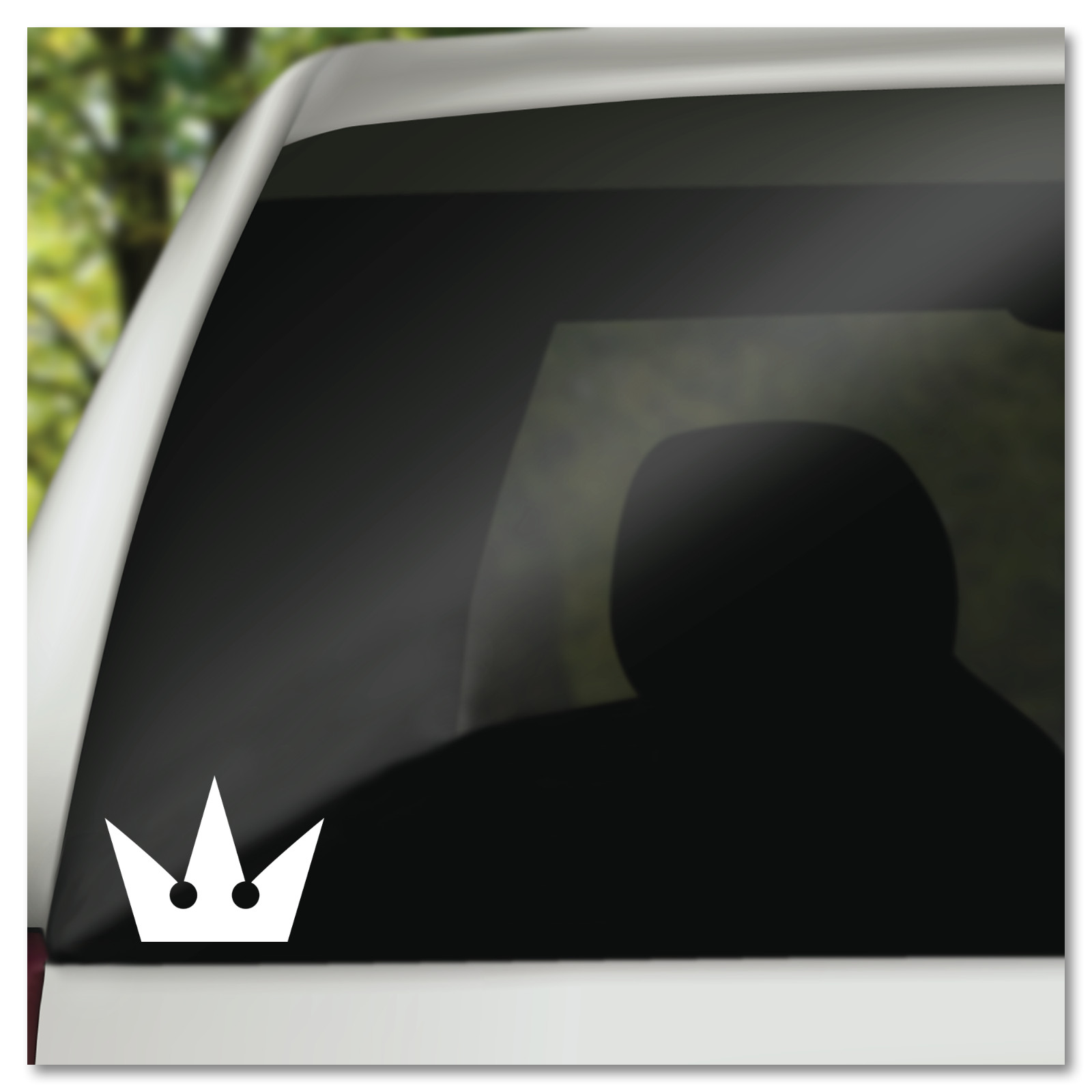 6" Video Game Kingdom Hearts Crown Vinyl Decal Sticker