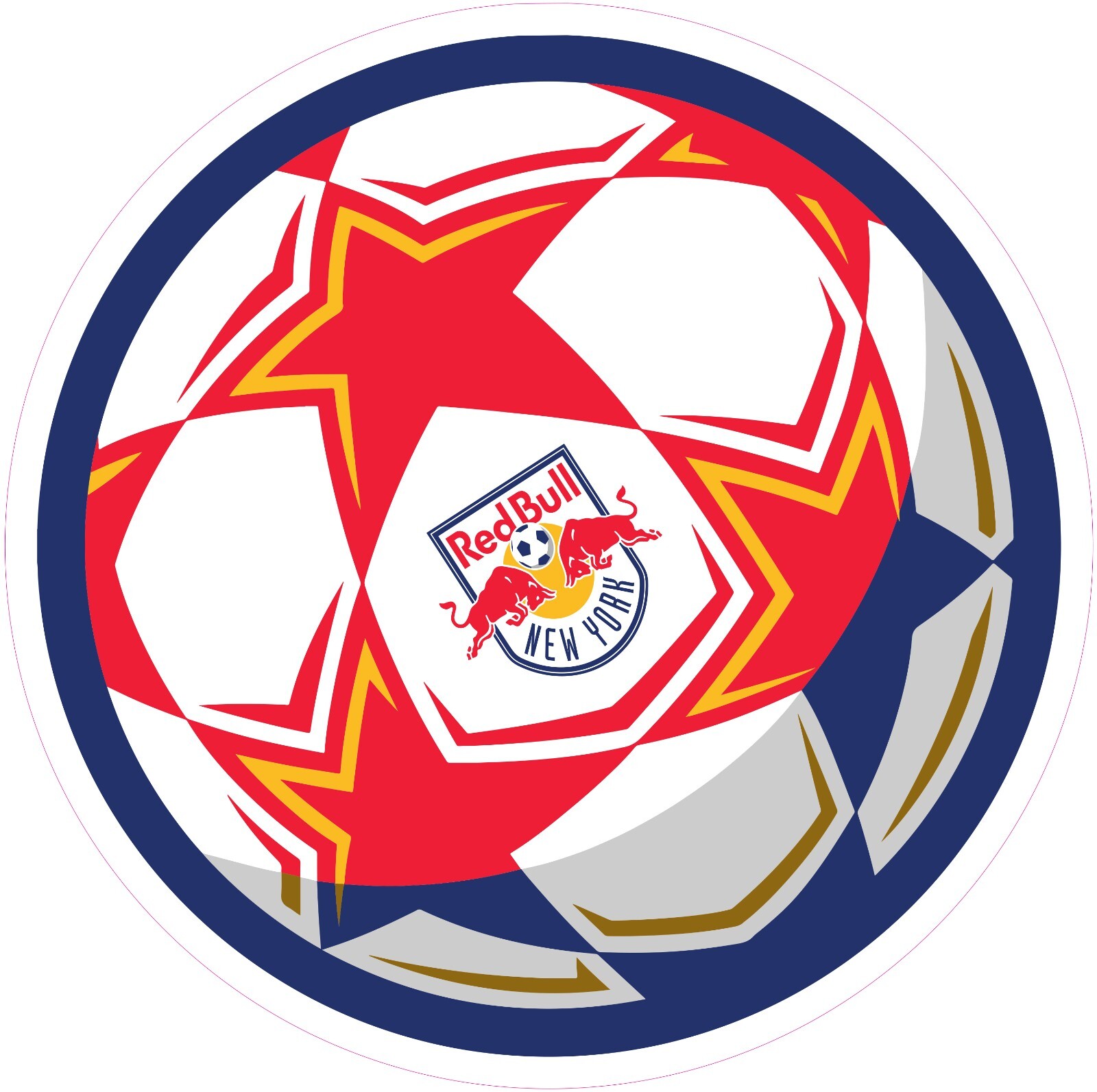 New York Red Bull Soccer Vinyl Decal Sticker Car Truck Bumper Laptop Mug Tumbler