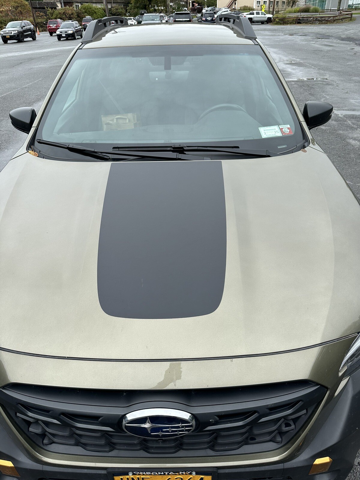 Hood blackout stripe graphic vinyl decal fits 2020 2021 2022 2023 Subaru Outback