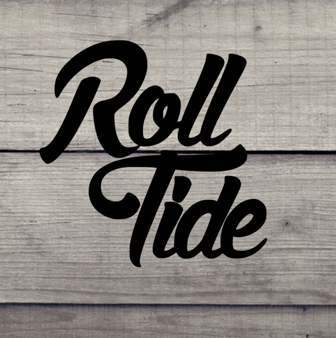 Alabama Roll Tide Decal – Bama – Yeti / Auto / Cell phone – Crimson Tide