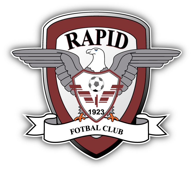 Rapid Bucuresti FC Romania Soccer Football Car Bumper Sticker Decal 5" x 5"