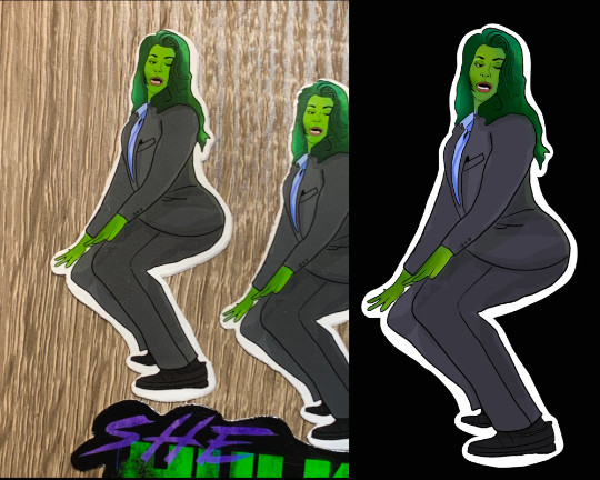 She Hulk Twerking Meme Sticker