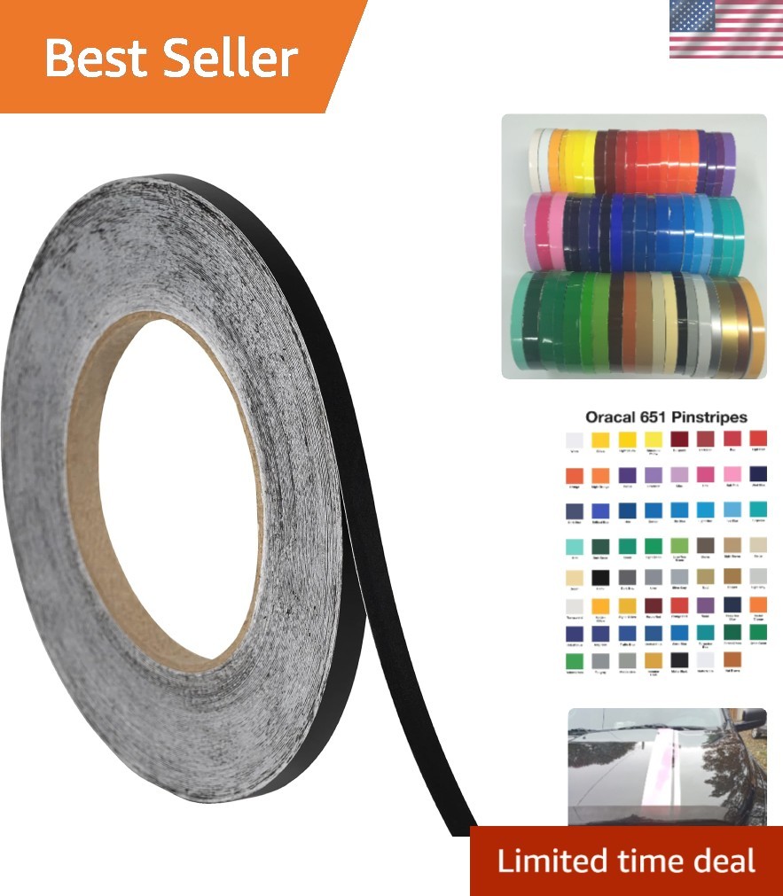 651 Vinyl Pinstriping Tape – Vinyl Striping Lines Stickers, Striping – 3/4" M…