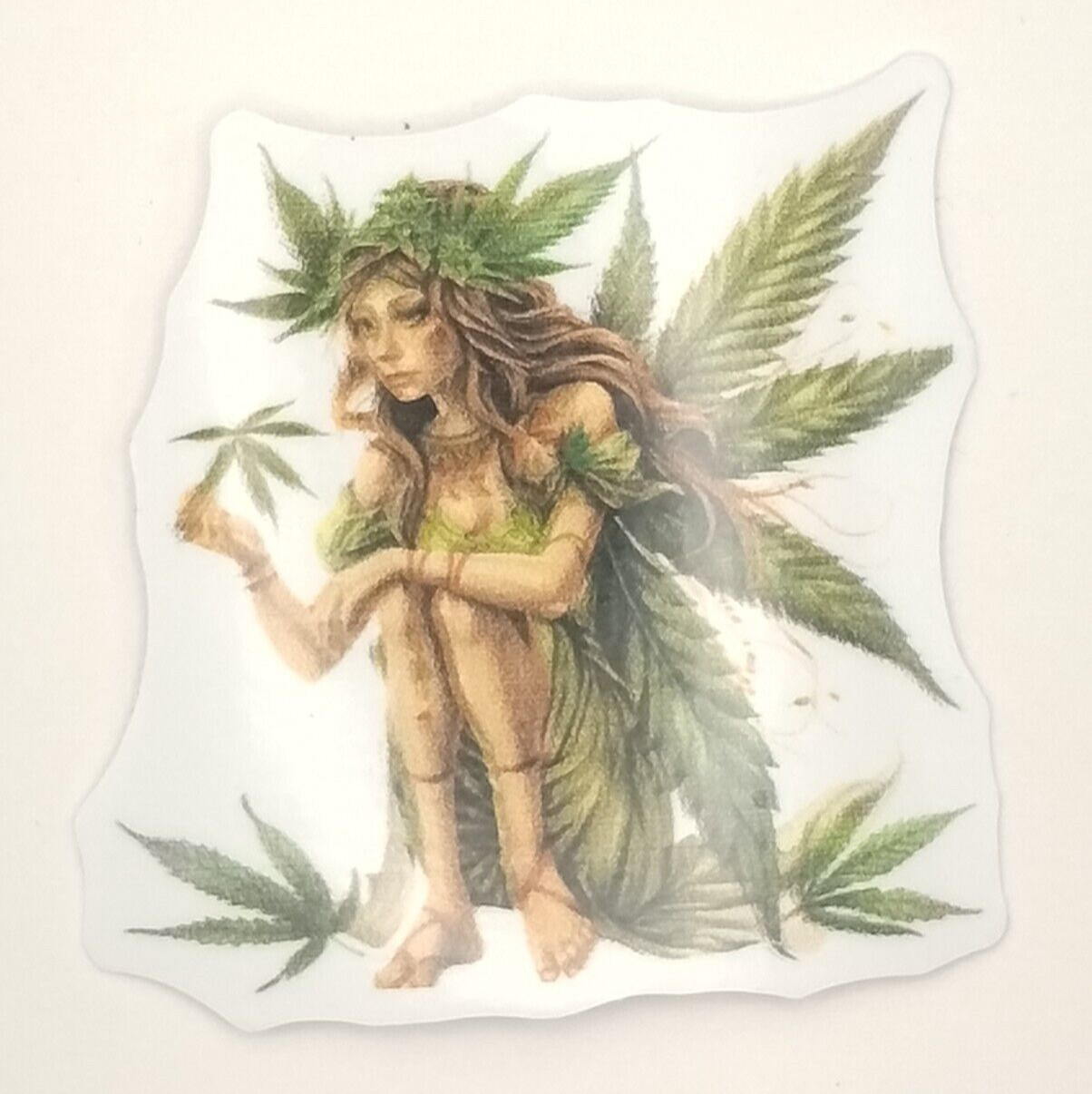 Stoner Gifts Fairy Weed Vinyl Sticker Marijuana Decal 420 Weatherproof Grimm