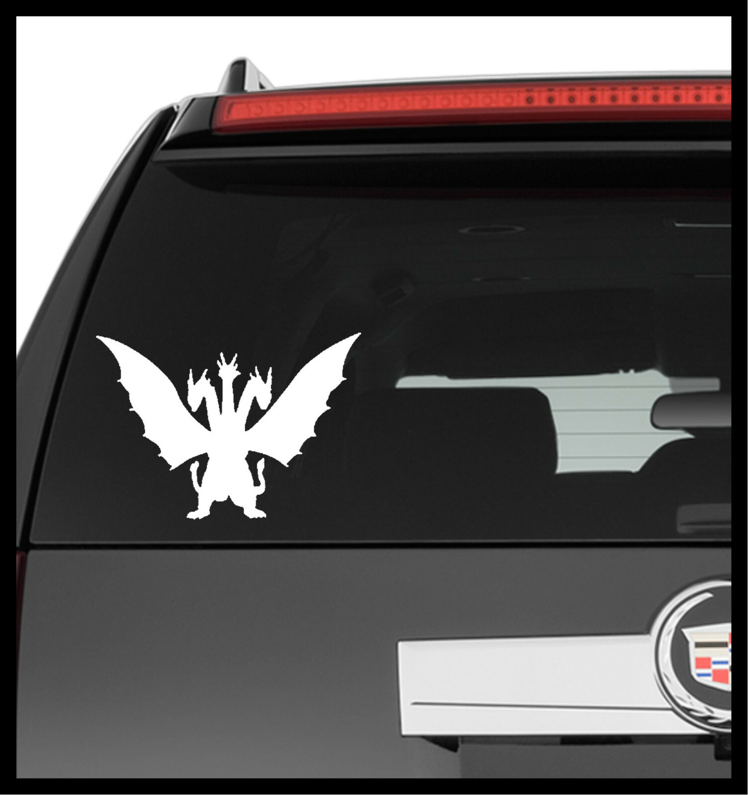 Vinyl Decal Truck Car Sticker Laptop – Kaiju Monster Godzilla King Ghidorah v4