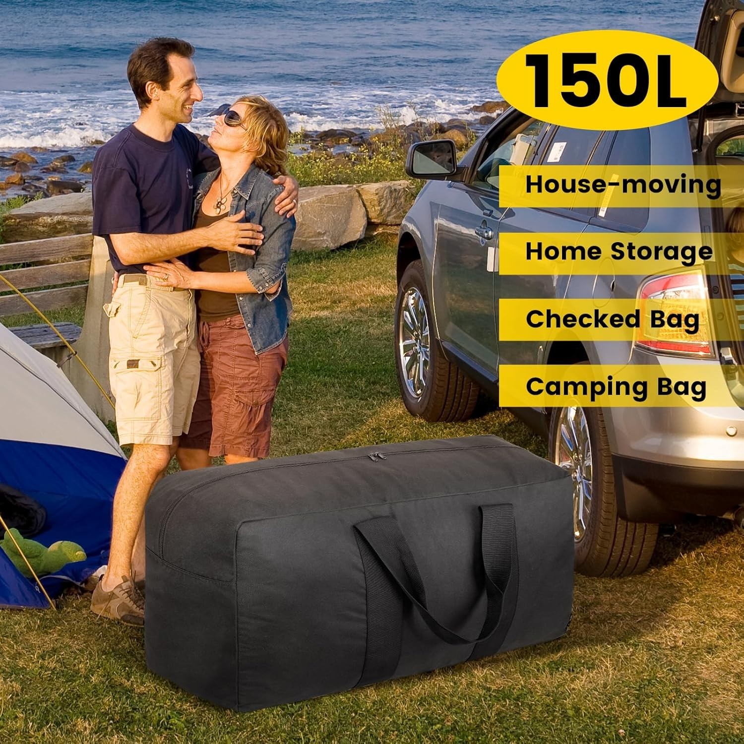 Extra Large Duffle Bag for Travel – 150L Duffel Bag for Men Gear Bag for Storage