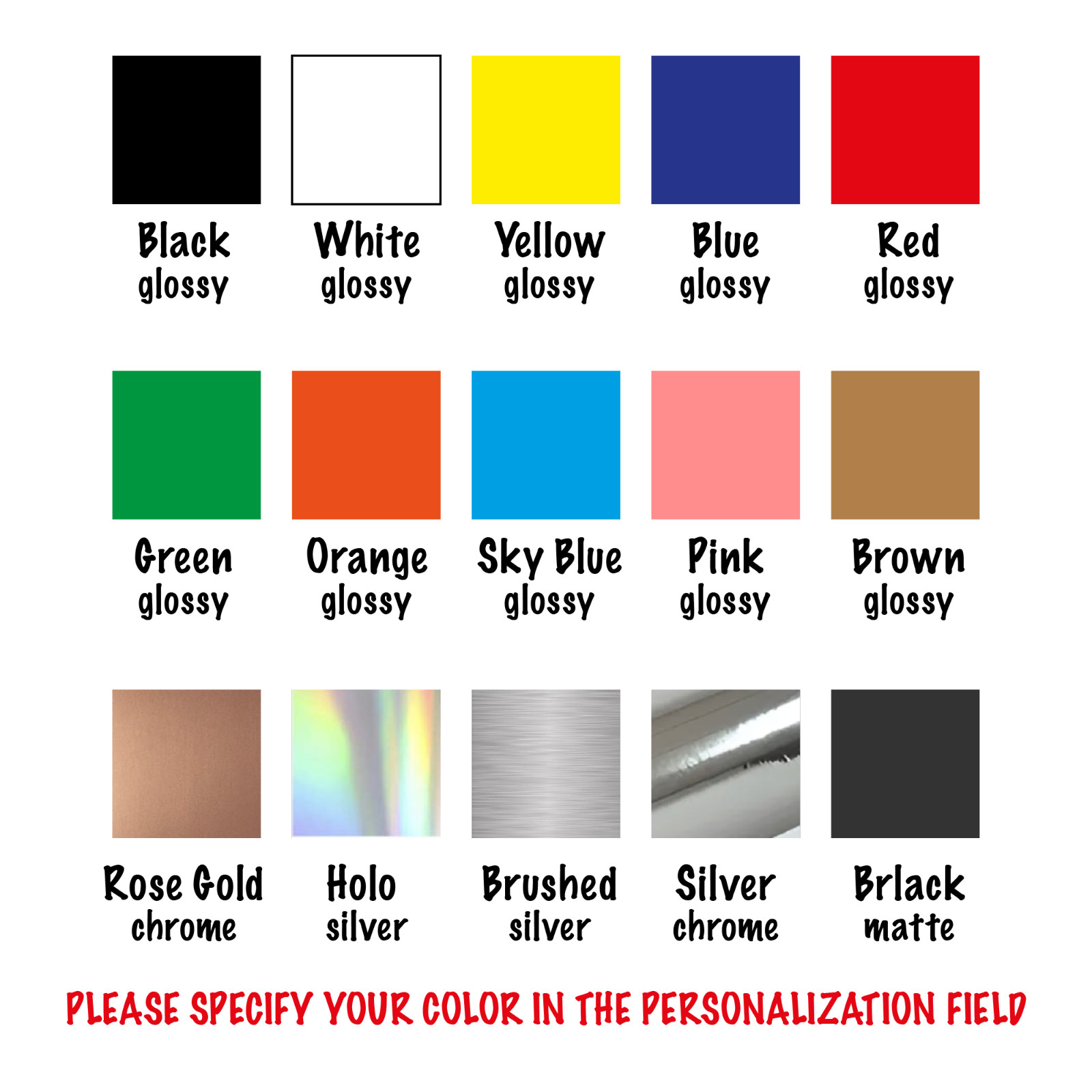 Personalized Name Decal – Custom Vinyl Sticker for Cars, Laptops, Bottles & More