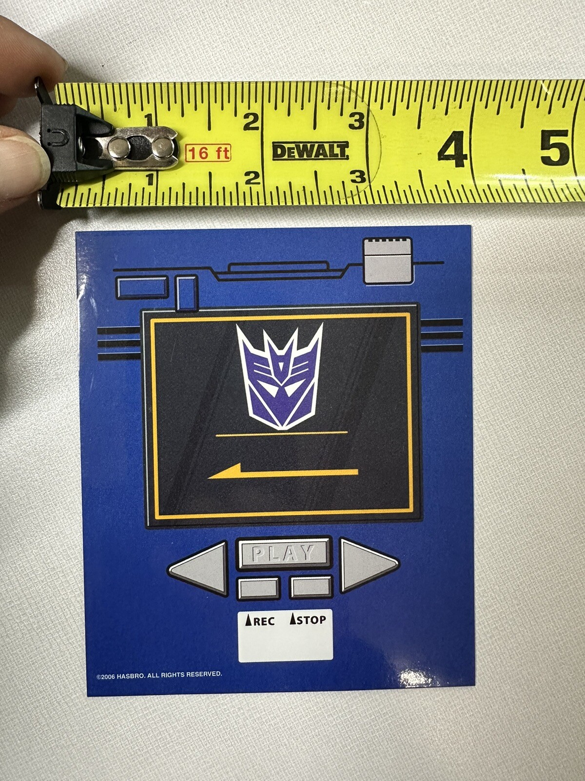 Vintage Harbor Transformers Decepticons ￼Bumper Sticker Vinyl Decal 4"