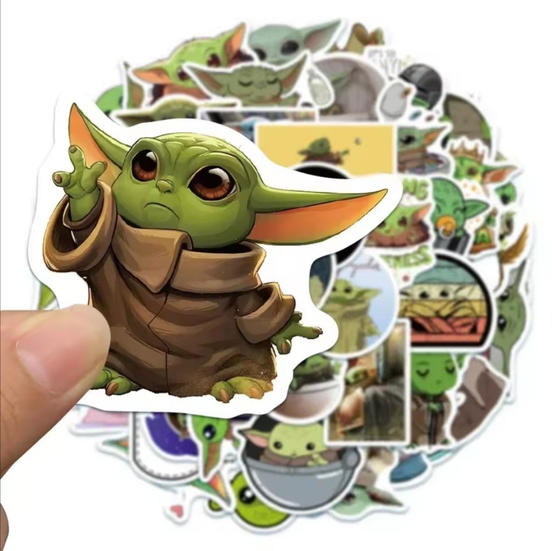 20 PCS Baby Yoda Star Wars Mandalorian Stickers 2 BRAND NEW