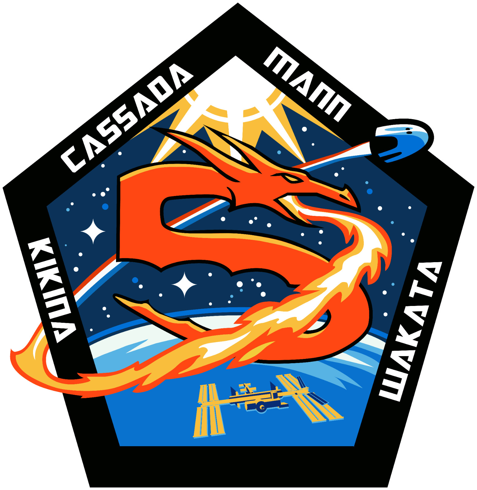 NASA SpaceX Crew-5 Mission Patch Sticker Decal NASA Commercial Crew Flight