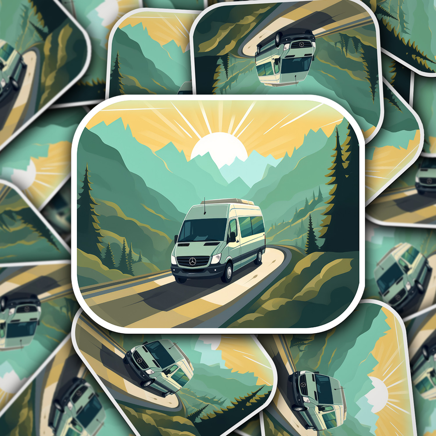 Van Life Vinyl Sticker – Celebrate the Freedom of the Road