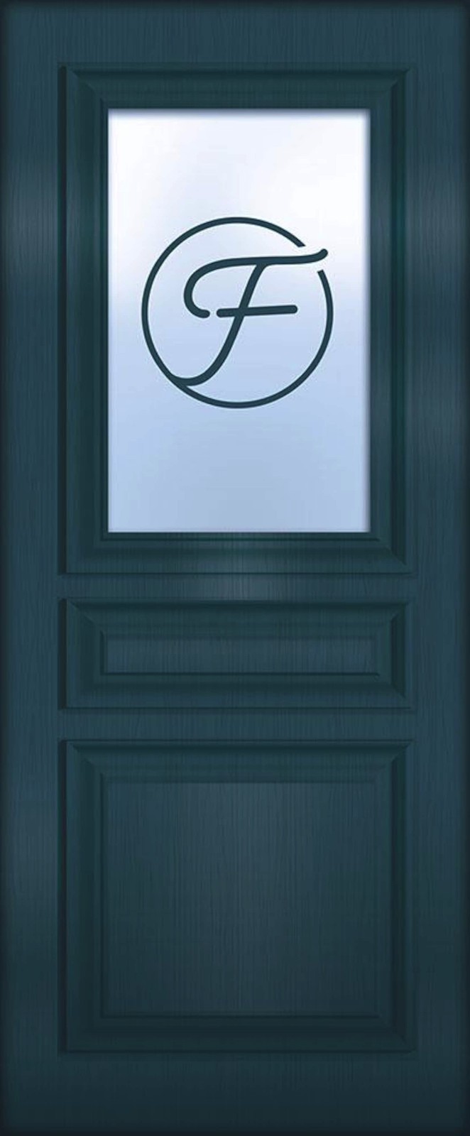 Personalized Door Wrap, Vintage Office Design. Custom color, size, text or logo