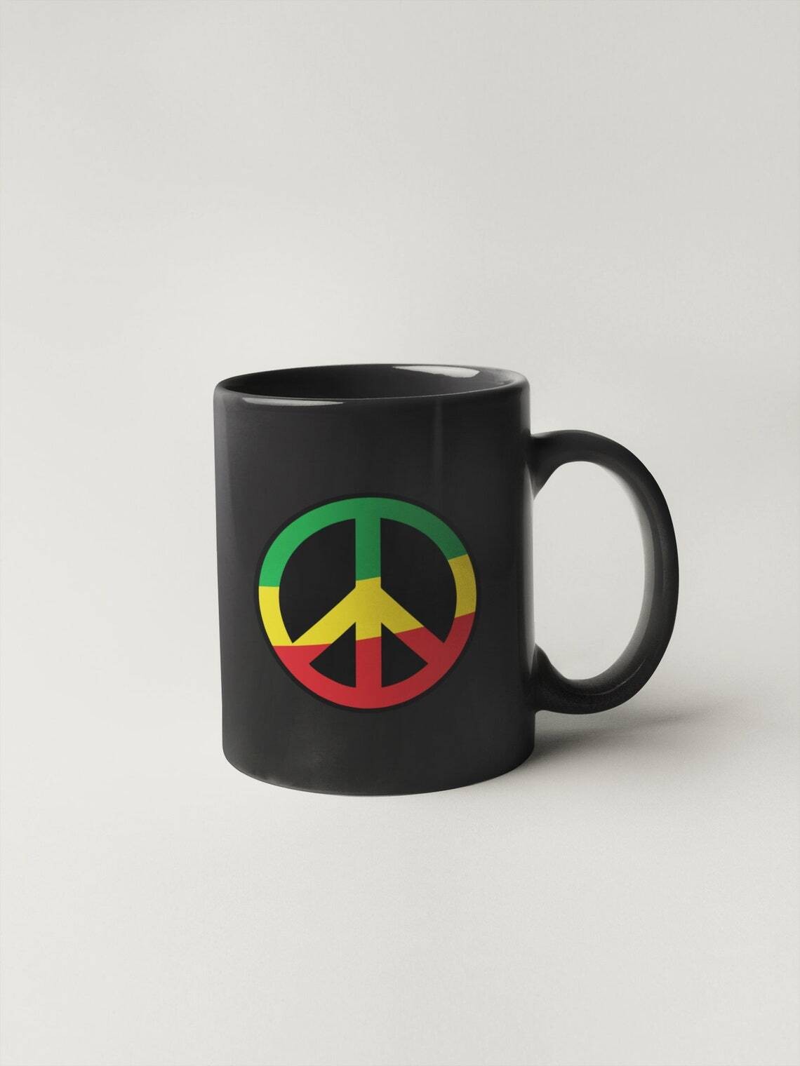 Rasta Peace Sign Sticker Decal Rastafari Rastafarianism Jamaica Rastafarian