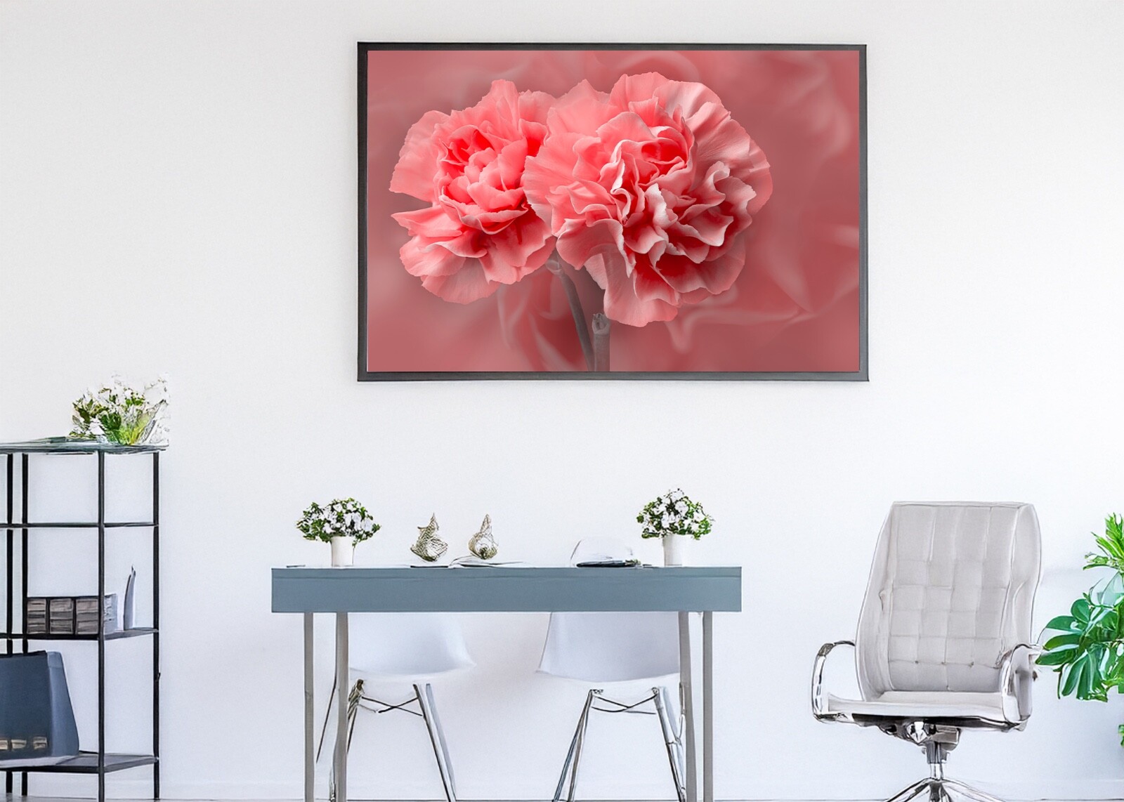 Carnation Flower, Pink Flower, Wall Art, Home Decor, Picture Print 16x20inch