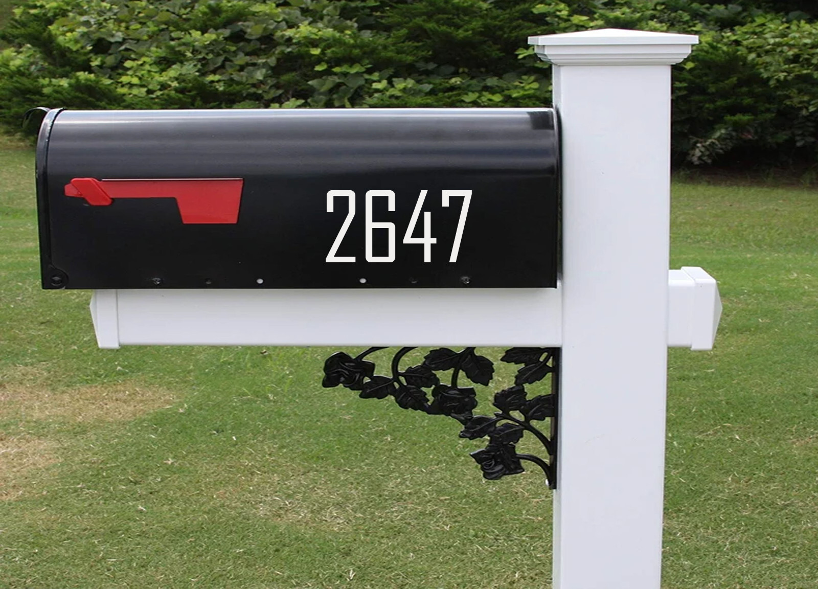 AgencyFB Vinyl Street Address Mailbox Number Decal Stickers