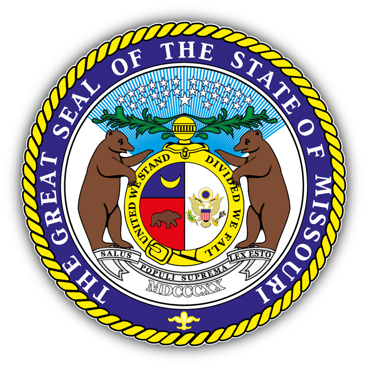 Missouri Seal Car Bumper Sticker Decal