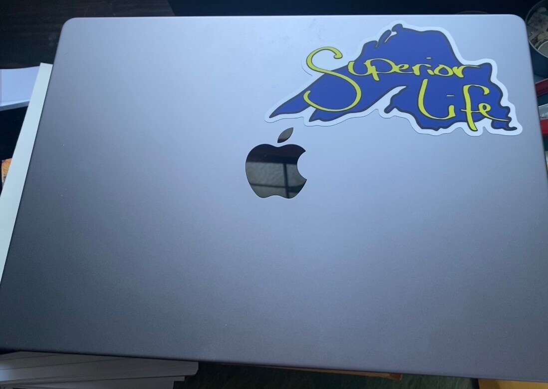 Sticker — Superior Life – Lake Superior Yooper Keewanaw Upper Penisula Michigan