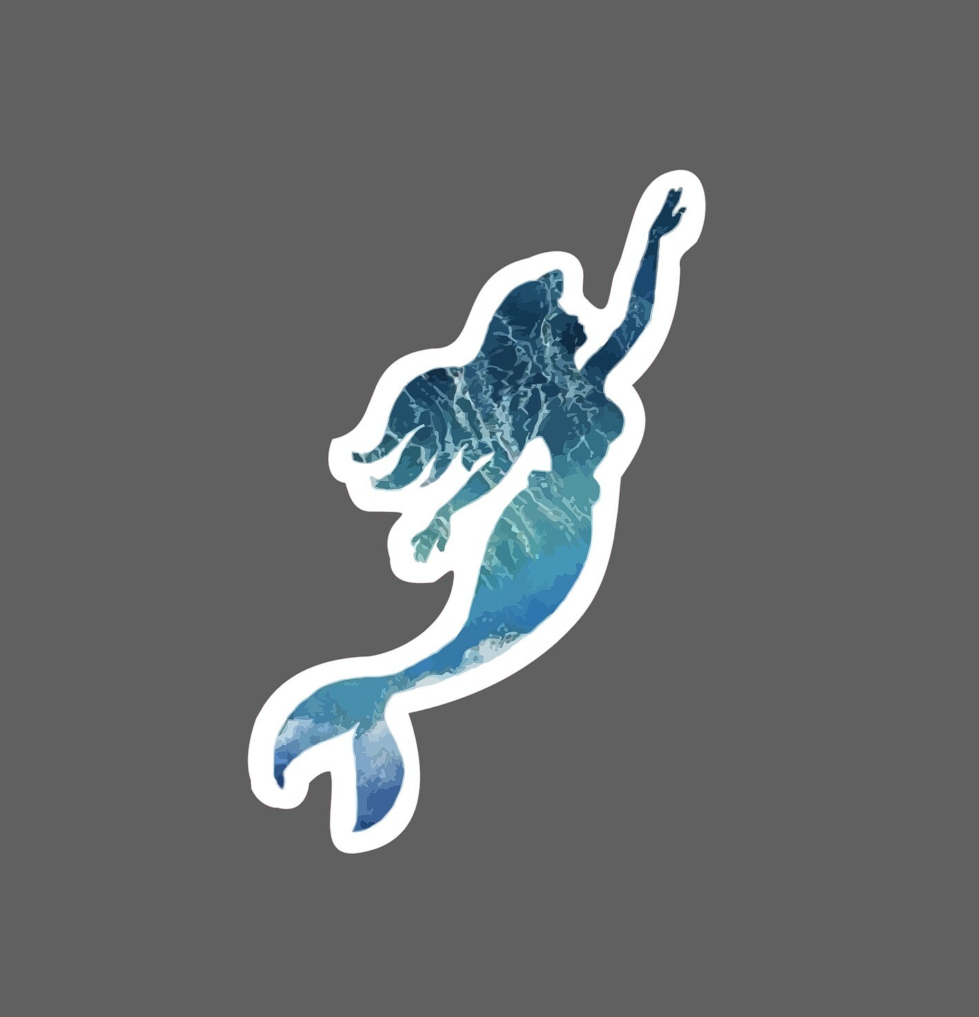 Mermaid Sticker Ocean Waves Waterproof – Buy Any 4 For $1.75 Each Storewide!