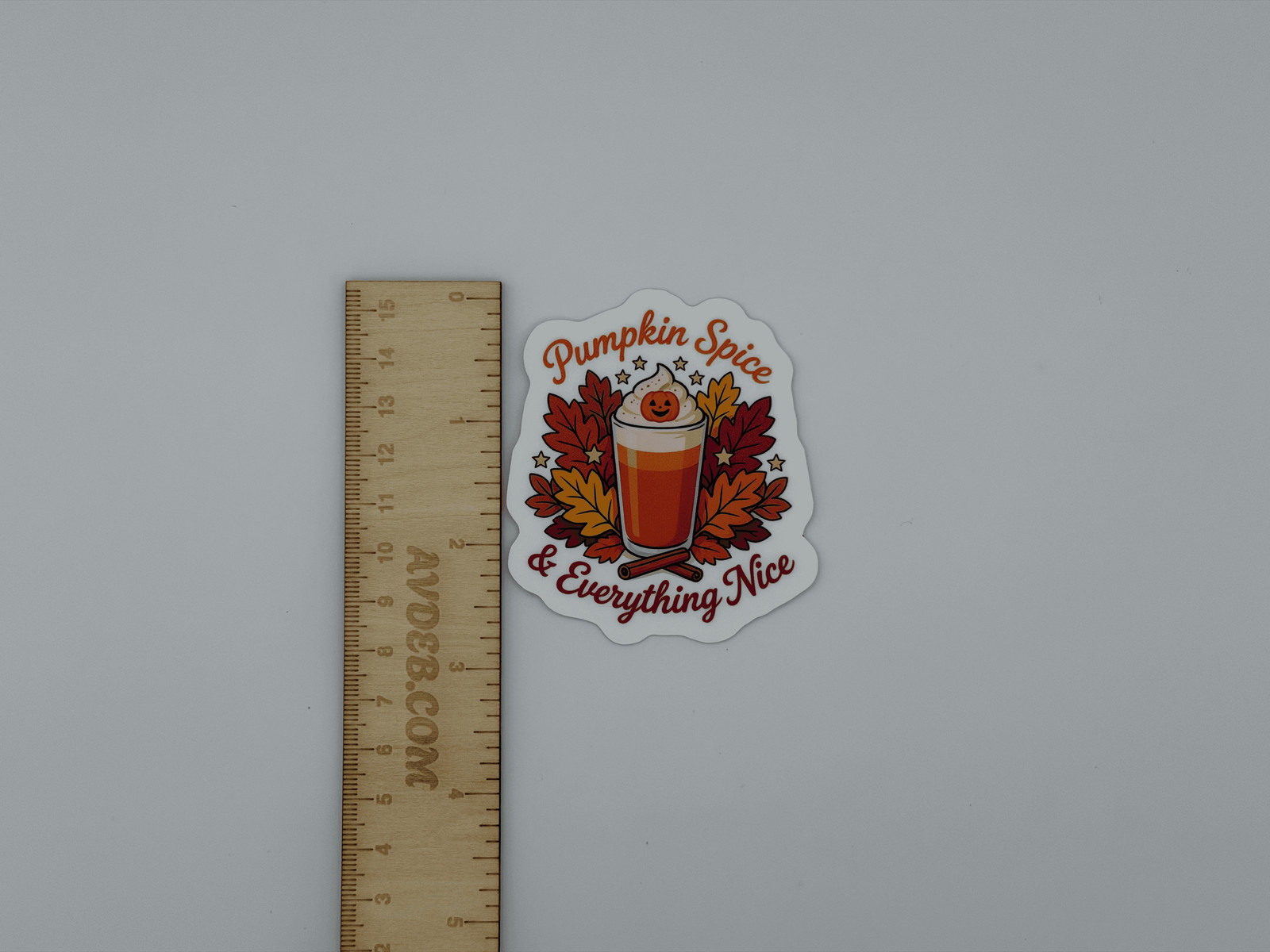 Pumpkin Spice Latte Vinyl Sticker – Pumpkin Spice & Everything Nice