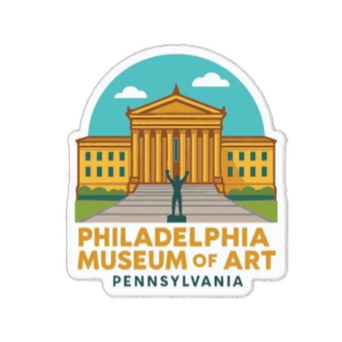 Philadelphia Museum of Art Iron On Heat Transfer Vinyl HTV Die-Cut Symbolic