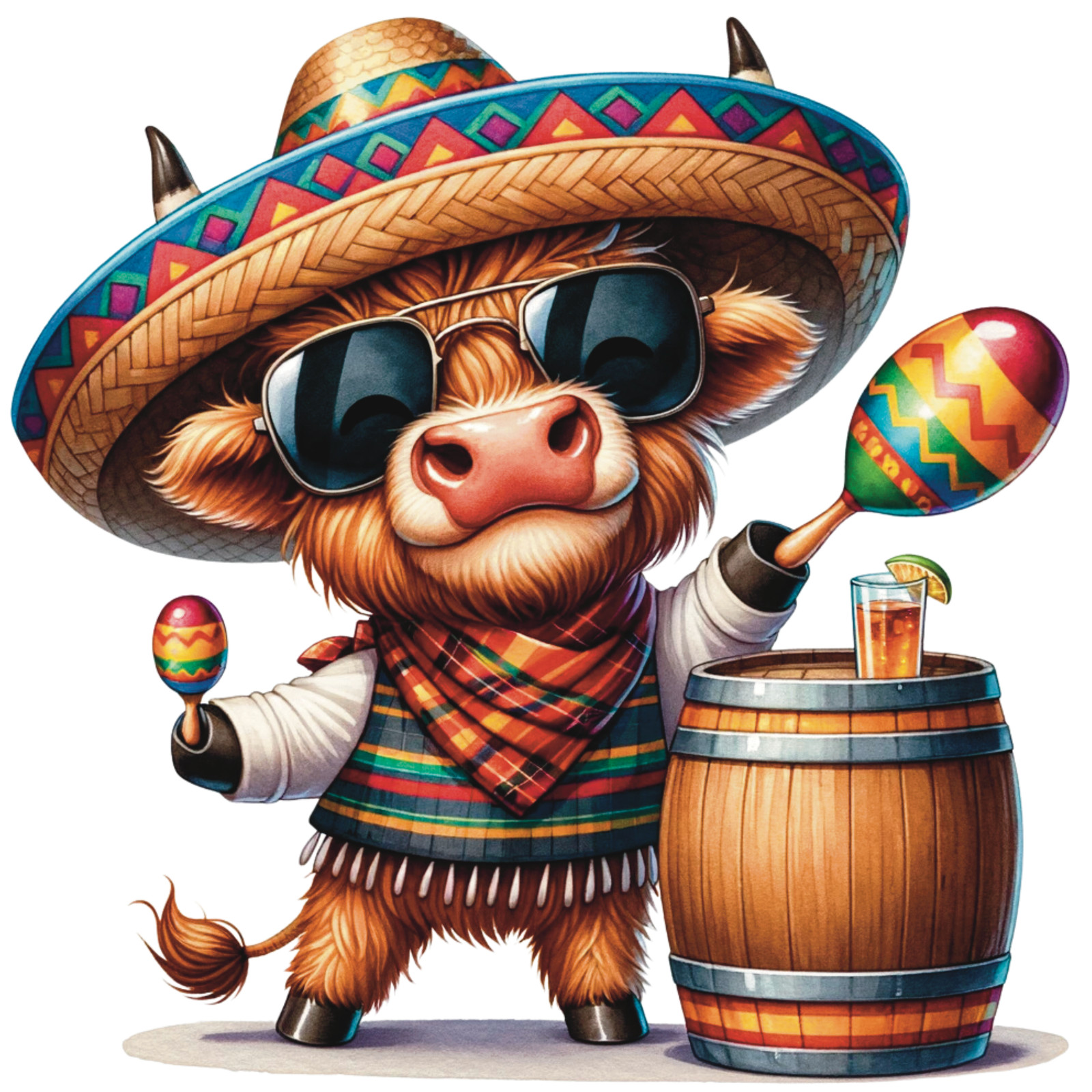Wall sticker Spanish bull wall sticker 18 x 18 cm large