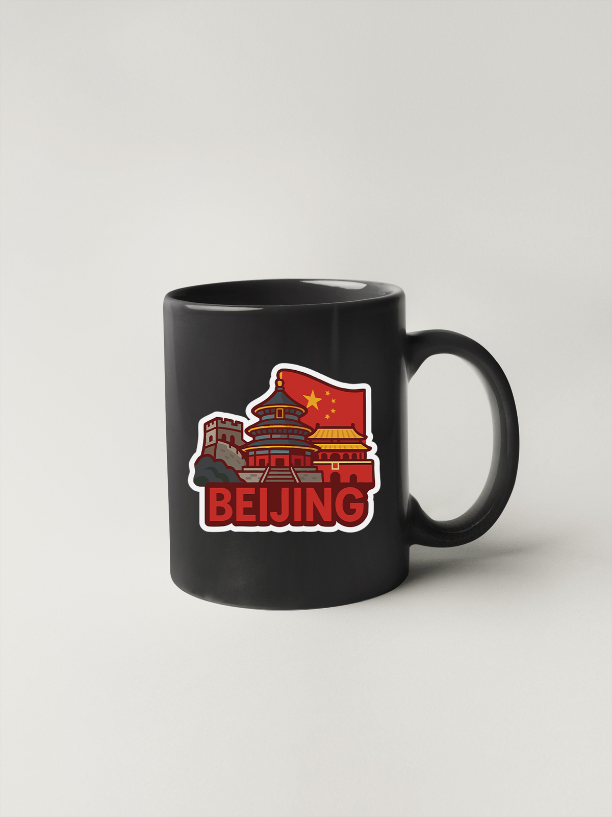 Beijing Sticker Decal Vinyl Die-Cut City Skyline Landmark Design