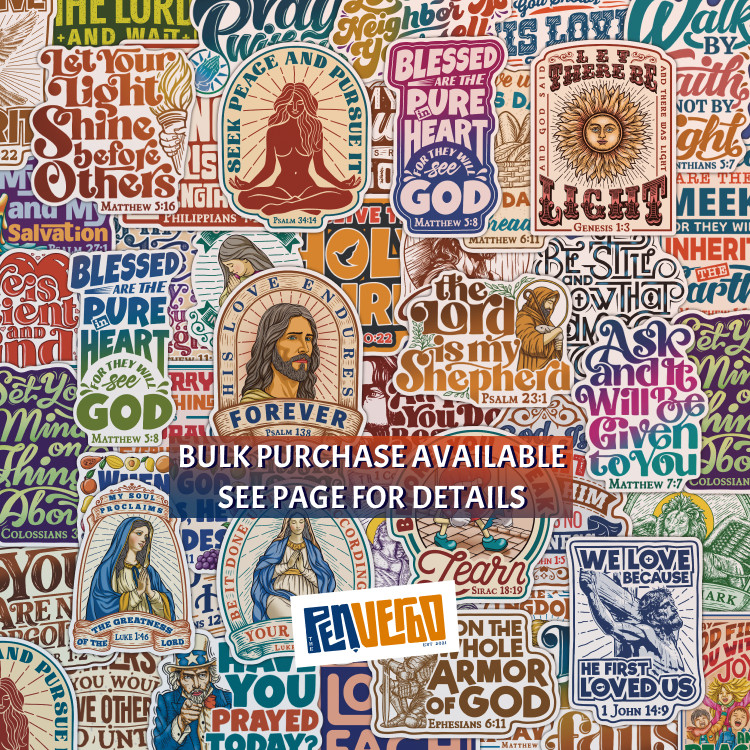 I Am The Way The Truth And The Life Sticker 2pcs | John 14:6 | Religious | BV304