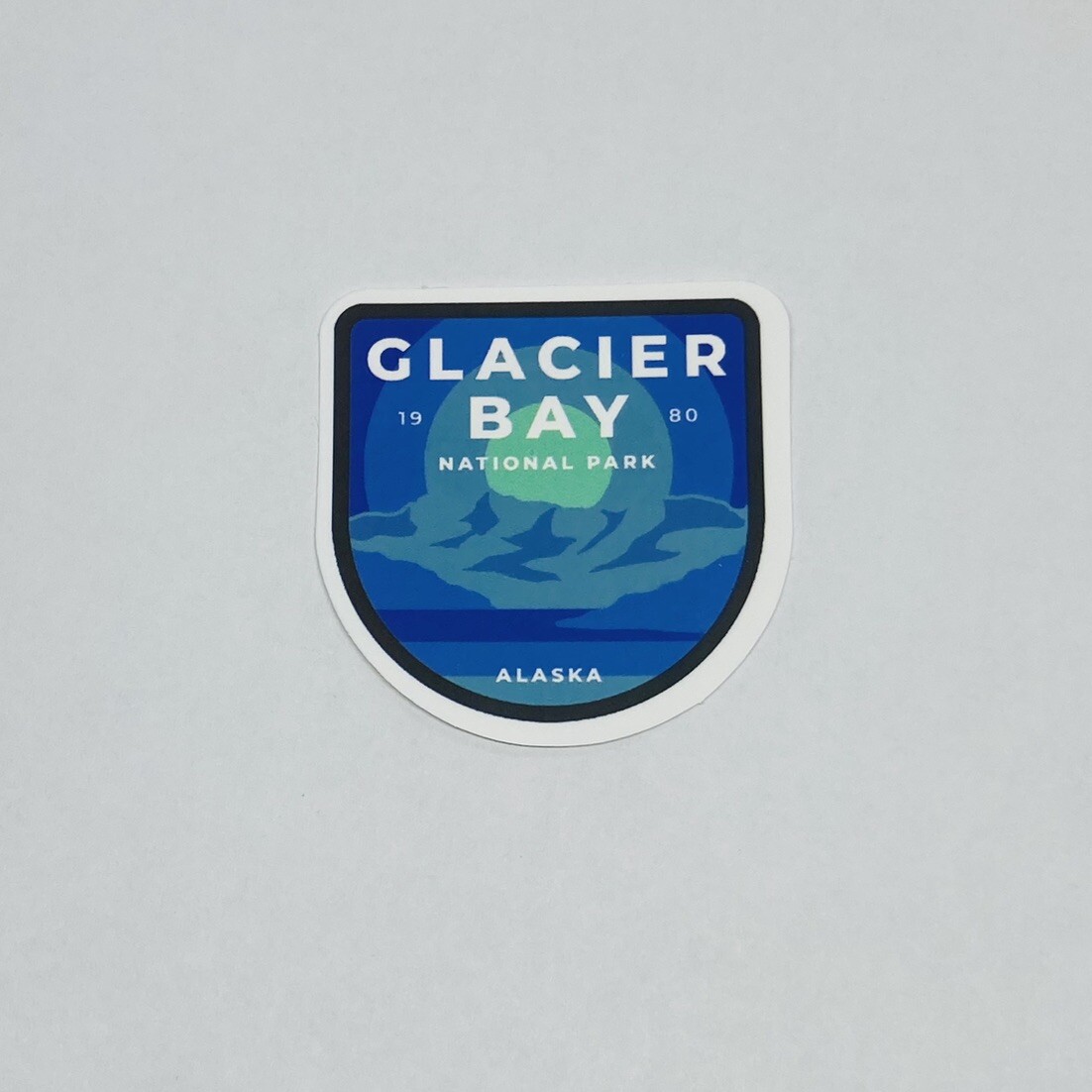 Glacier Bay National Park Sticker Alaska 1980 Travel Decal Vinyl Souvenir Tc6