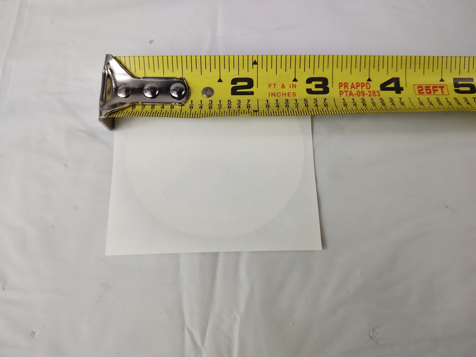 No Syringe Needles Round Trash Can Receptacle Stickers 12 Individual Stickers