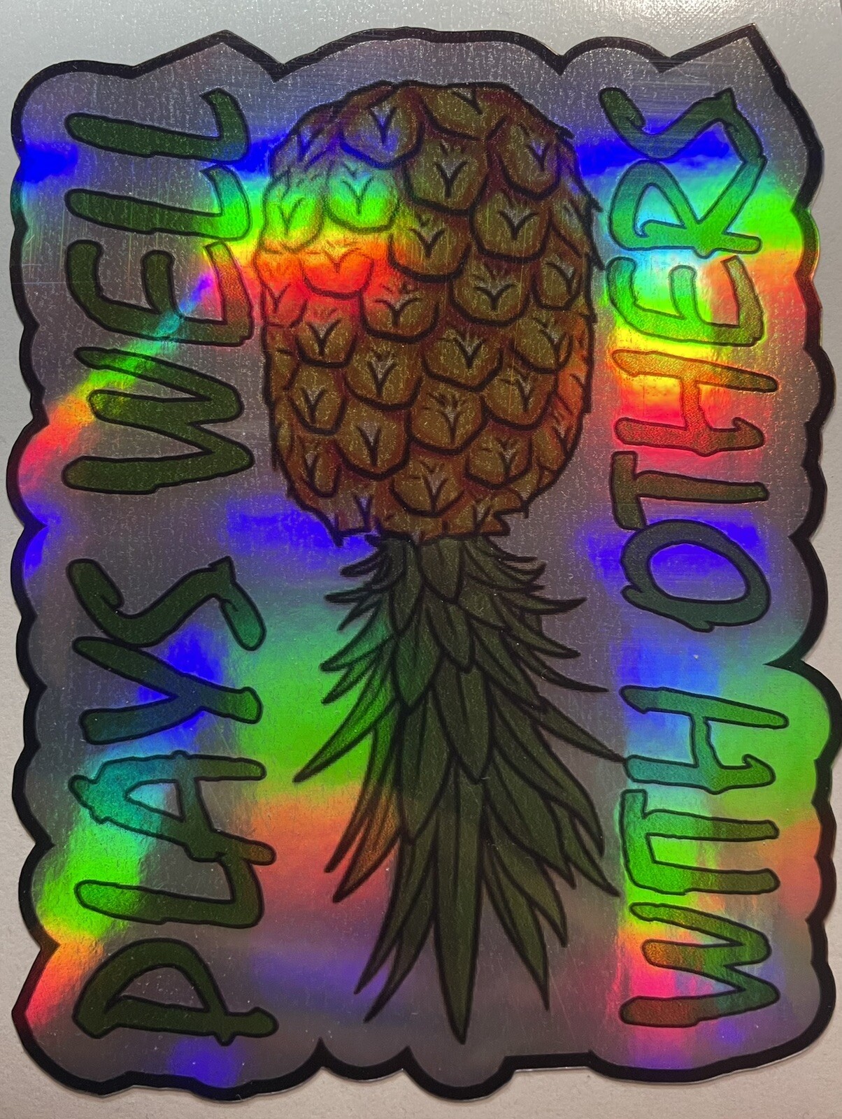 Pineapple Vinyl Sticker Decal Plays Well With Others Lifestyle Fun Swinger