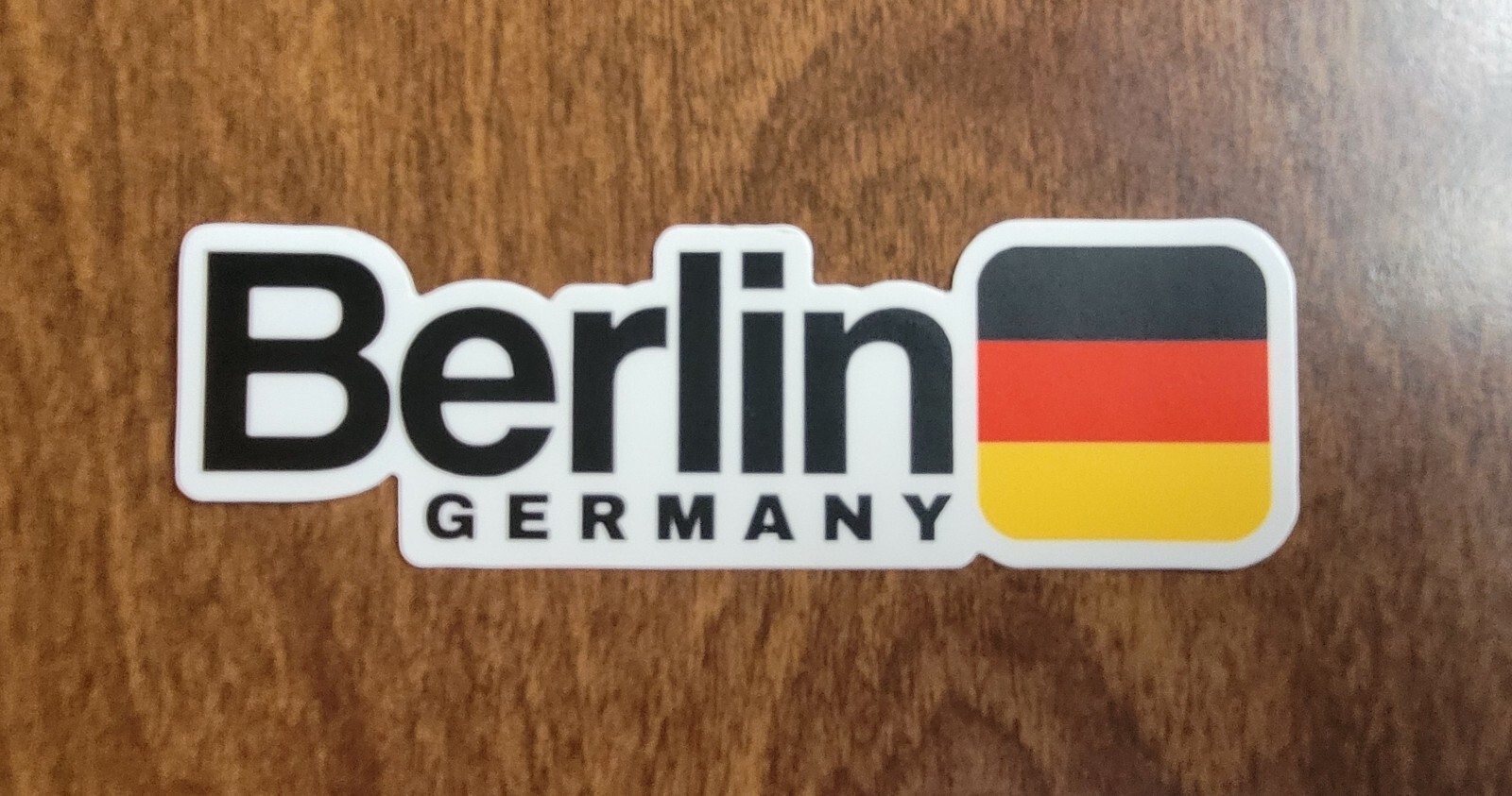 Berlin – Germany – Sticker with German Flag design